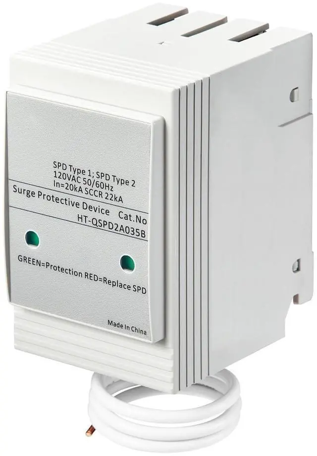 Main image of Type BR Whole Panel Circuit Breaker Surge Protective Device 35A 120V/240V | Brnsurge Replacement Brsurge Equivalent Fits Ea-ton Type BR Panel QSPD2A035B Replacement Si-emens QSPD2A035B Equivalent