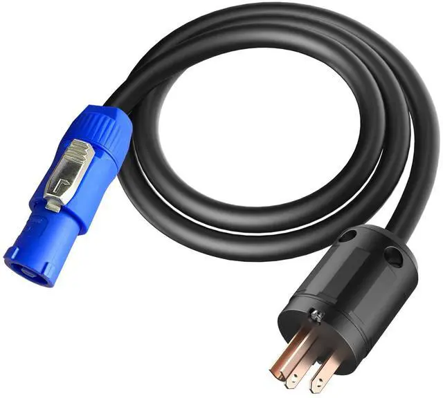 Main image of 11AWG PowerCON Cable,NEMA 5-15p to PowerCON Connector,PowerCON Power Cable 20A 3 Pin PowerCon Input Male Connector Extension Power Wire for Outdoor Stage Light LED Screen-3FT