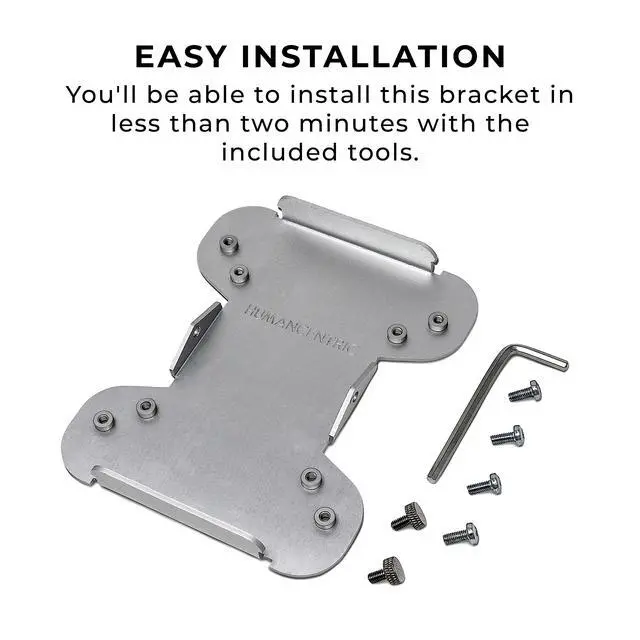 Alt view image 3 of 6 - VESA Mount Adapter for Apple Cinema Displays 20" & 23" | Compatible with Apple Cinema Displays 20 inch and 23 inch, Replaces Apple M9649G/A