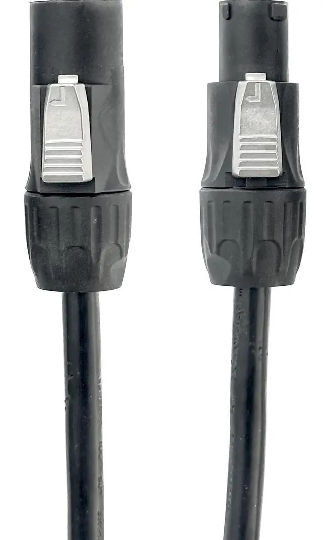 Alt view image 3 of 6 - 3' True1 Male to Female Jumper, Locking Power Cable, Black, IP65, 14 AWG