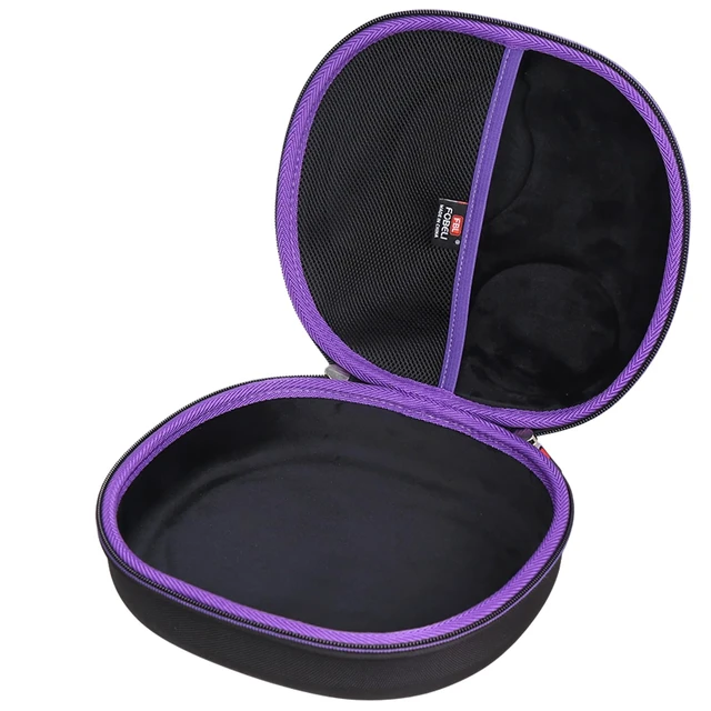 Alt view image 4 of 7 - Hard Headphone Storage Case for Silensys E7 / PurelySound E7 / MOVSSOU E7 / COWIN E7 / Tapela E7 / Audonia E7 Active Noise Cancelling Bluetooth Headphones (Case Only) (Purple)