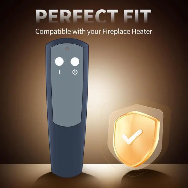 Alt view image 3 of 7 - Replacement Remote Control for Dimplex 47-1010-T Fireplace Heater 3000370500RP DF2608 NBDF2608 DF2622BLK DF2622SS