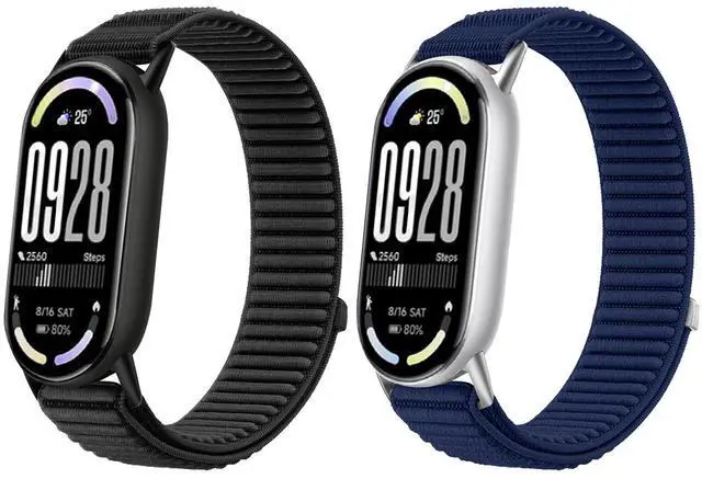 Main image of Nylon Bands Compatible with Xiaomi Smart Band 10/9/8,Lightweight Sport Replacement for Mi Band 10/9/8 for Women Men