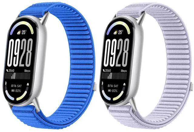 Main image of Nylon Bands Compatible with Xiaomi Smart Band 10/9/8,Lightweight Sport Replacement for Mi Band 10/9/8 for Women Men