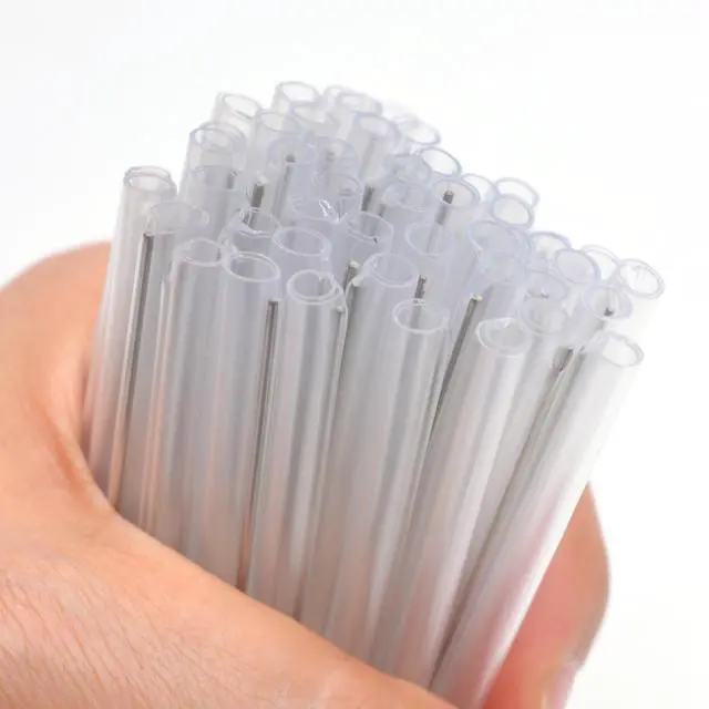 Alt view image 2 of 5 - FTTH Drop Fiber Optic Cable Fusion Splice Protection Sleeve | Clear, 60mm Dia 3.5mm after shrinking, 1000PCS, with Storage Box