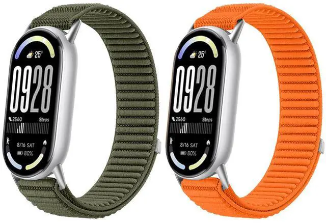 Main image of Nylon Bands Compatible with Xiaomi Smart Band 10/9/8,Lightweight Sport Replacement for Mi Band 10/9/8 for Women Men