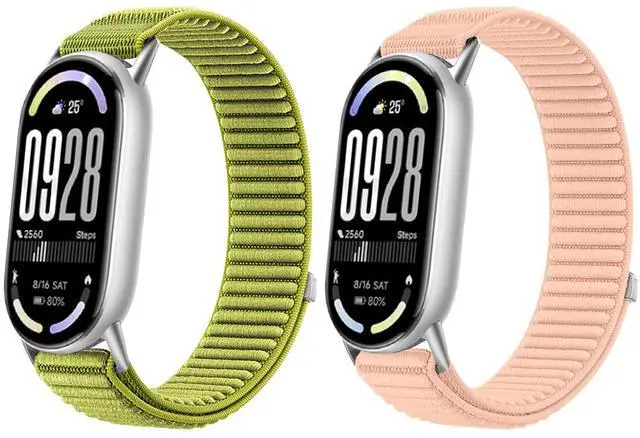 Main image of Nylon Bands Compatible with Xiaomi Smart Band 10/9/8,Lightweight Sport Replacement for Mi Band 10/9/8 for Women Men