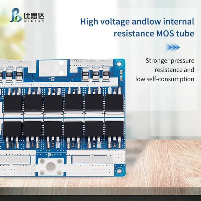 Alt view image 5 of 7 - BMS 19S 60V 30A Battery Management System Protection Board with Balance and NTC for Solar Energy Storage Electric car 3.2V lifepo4 Battery Pack (19S 60V 30A)