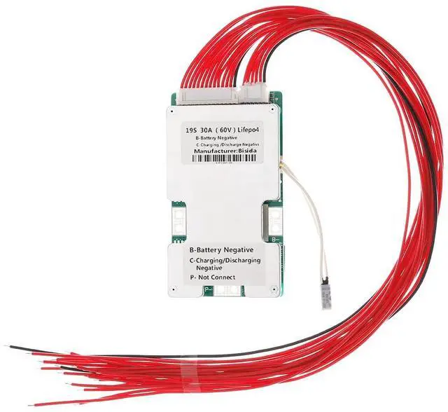 Main image of BMS 19S 60V 30A Battery Management System Protection Board with Balance and NTC for Solar Energy Storage Electric car 3.2V lifepo4 Battery Pack (19S 60V 30A)