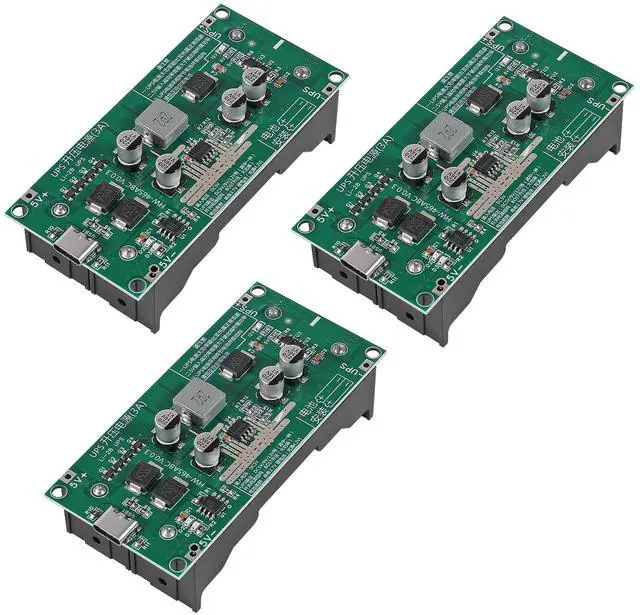 Main image of 3pcs 15W 3A Battery Boost Charging Module High Power UPS 18650 Lithium Battery Boost Charging and Discharging UPS Uninterruptible Power Supply (9V)