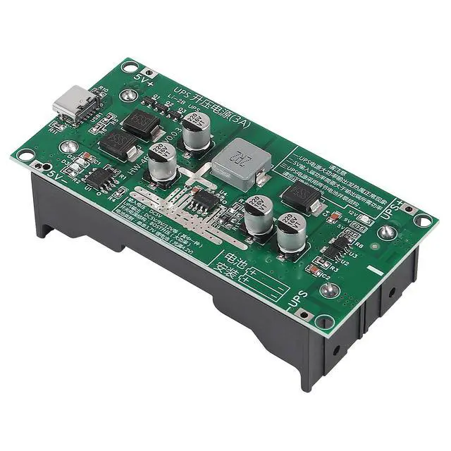 Alt view image 2 of 5 - 3pcs 15W 3A Battery Boost Charging Module High Power UPS 18650 Lithium Battery Boost Charging and Discharging UPS Uninterruptible Power Supply (9V)
