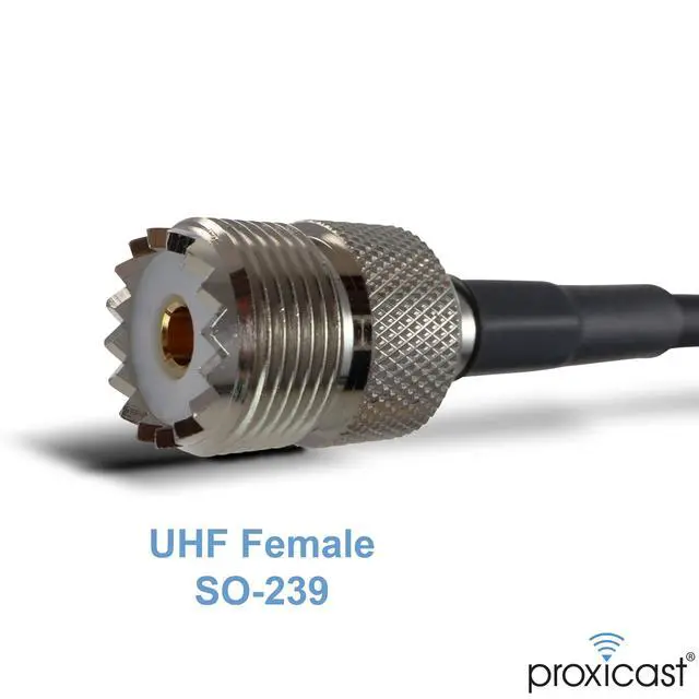 Alt view image 4 of 6 - 6 ft Ultra Flexible PL259 Male - SO239 Female Low Loss Coax Extension Cable for CB/UHF/VHF/Shortwave/HAM/Amateur Radio Equipment and Antennas - 50 Ohm (ANT-141-034-06) (Pack of 2)