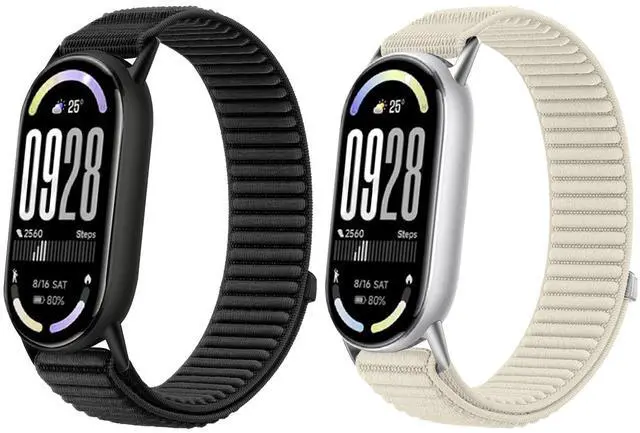 Main image of Nylon Bands Compatible with Xiaomi Smart Band 10/9/8,Lightweight Sport Replacement for Mi Band 10/9/8 for Women Men