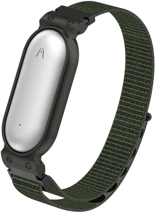Main image of Wristband for Plaud NotePin(S), Metal Case and Breathable Nylon Band, Zinc-Alloy Case for Secure Fit Anti-Drop, 12mm Connector, Adjustable Wrist Strap, Fits 5.5 to 8.7 inch wrist