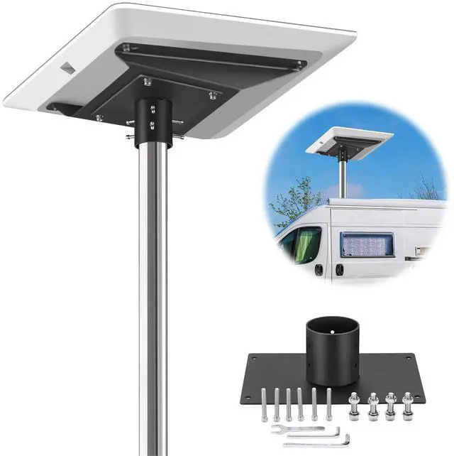 Main image of Starlink Flat High Performance Pipe Adapter, Starlink Mount, Starlink RV Mount, Starlink Roof Mount for Vehicle/Boat/Outdoor Use