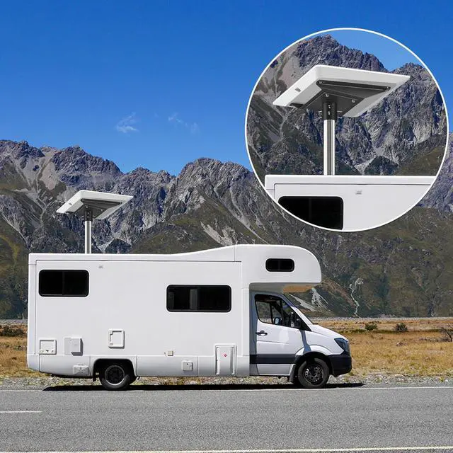 Alt view image 3 of 6 - Starlink Flat High Performance Pipe Adapter, Starlink Mount, Starlink RV Mount, Starlink Roof Mount for Vehicle/Boat/Outdoor Use