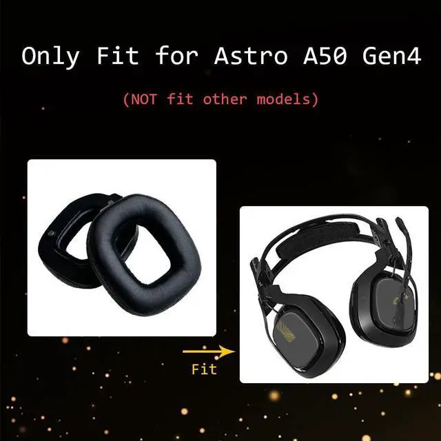 Alt view image 2 of 7 - Ear Pads Compatible with Astro A50 GEN4,GEN5 and A50X Headset | made of high-quality protein leather, soft,Easy to Install