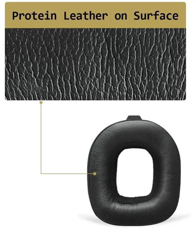 Alt view image 3 of 7 - Ear Pads Compatible with Astro A50 GEN4,GEN5 and A50X Headset | made of high-quality protein leather, soft,Easy to Install