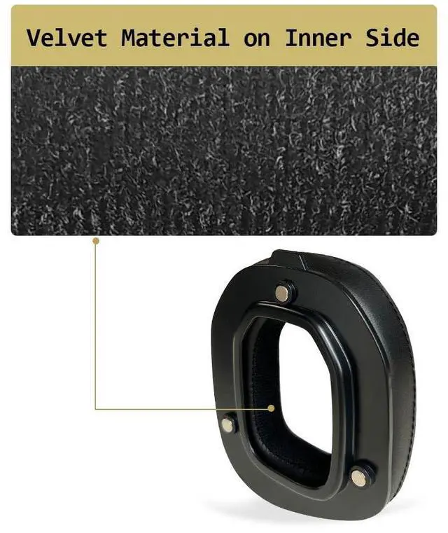 Alt view image 4 of 7 - Ear Pads Compatible with Astro A50 GEN4,GEN5 and A50X Headset | made of high-quality protein leather, soft,Easy to Install