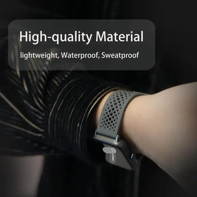 Alt view image 5 of 6 - Compatible for EmeTerm Explore Bands, Sport Desgined Silicone band with Metal Buckle Compatible for EmeTerm Explore