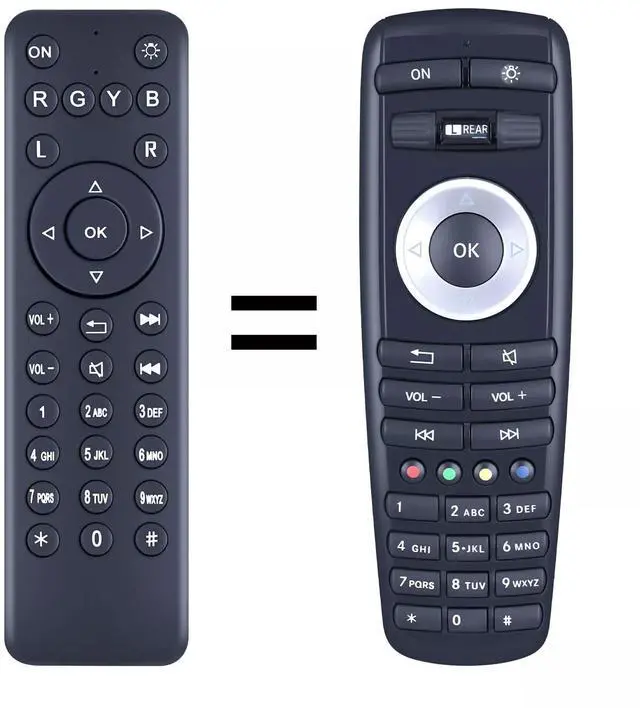 Main image of New Replacement Remote Control Compatible with Mercedes-Benz 2009-2016 GL/S/E/ML Class Rear SEAT Entertainment DVD A2218703889 A 2128200097
