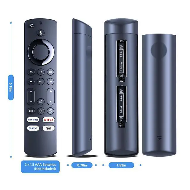 Alt view image 5 of 5 - New Replacement Remote Control for 2022-2024 Jeep Grand Wagoneer Rear DVD Entertainment PUW-2K19-YKF470