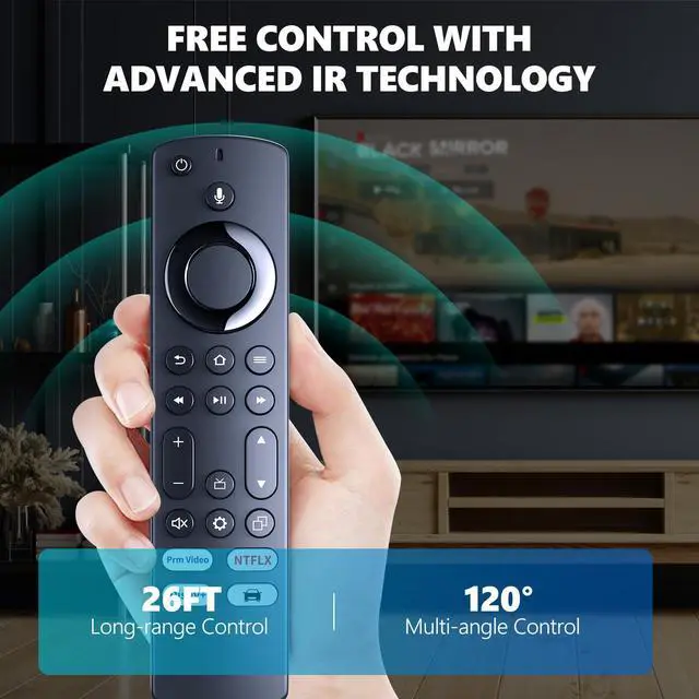 Alt view image 4 of 5 - New Replacement Remote Control for 2022-2024 Jeep Grand Wagoneer Rear DVD Entertainment PUW-2K19-YKF470