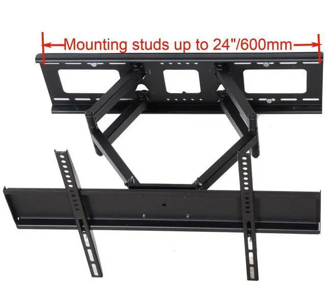 Alt view image 2 of 7 - Tilt Swivel TV Wall Mount 32"- 70" LCD LED Plasma TV with VESA 200x200,400x400,up to 600x400 mm, Full Motion Articulating Dual Arm Mount Fits up to 24" Studs MW365B2H C20