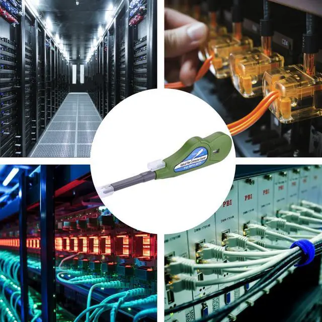 Alt view image 7 of 7 - Fiber Optic Cleaner for MPO/MTP Connectors, Over 500 Cleans, Fiber Endface & Optical Connector Cleans (Green)