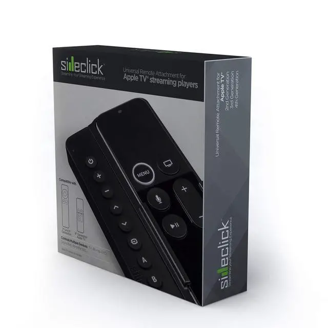 Alt view image 5 of 7 - Remotes Universal Remote Attachment for Apple TV