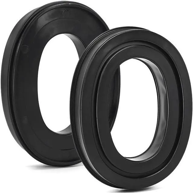 Main image of Silicone Gel Earpads for 3M WorkTunes(90543, 90544, 90542)-Black | Also for Peltor Sport(Tactical TAC 100/300/500, 90565, 90566, 97040, 97041, 97042)High-Density Noise Isolation Foam