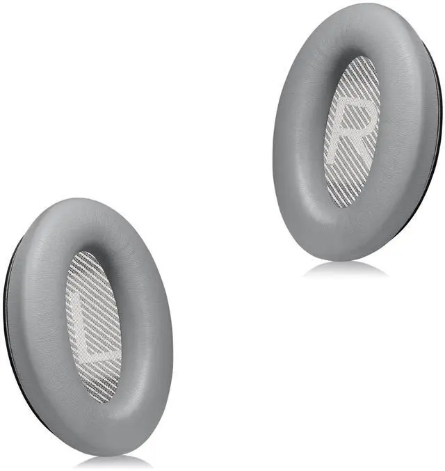 Main image of Headphones Replacement Ear Pads, Protein Leather earpad Cushions for Bose Quiet Comfort QC35 Headphones, Replacement Earpads, Softer Memory Foam - Gray