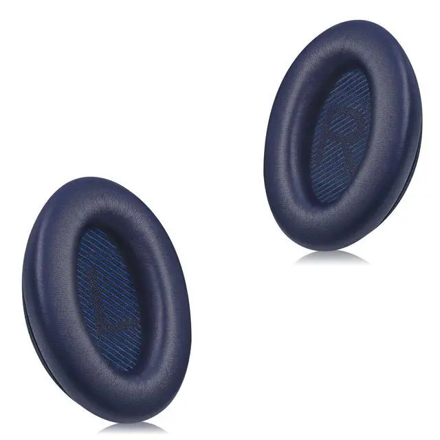 Main image of Headphones Replacement Ear Pads, Protein Leather earpad Cushions for Bose Quiet Comfort QC35 Headphones, Replacement Earpads, Softer Memory Foam - Navy Blue