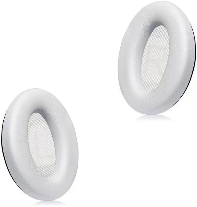 Main image of Headphones Replacement Ear Pads, Protein Leather earpad Cushions for Bose Quiet Comfort QC35 Headphones, Replacement Earpads, Softer Memory Foam - White