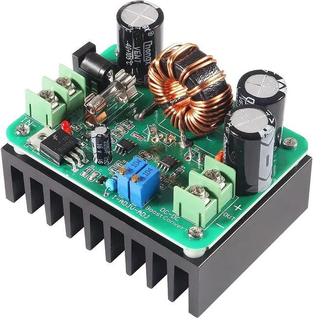 Alt view image 2 of 5 - 600W High Power DC Boost Converter - 12-60V to 12-80V Boost Module Board Step-up Transformer
