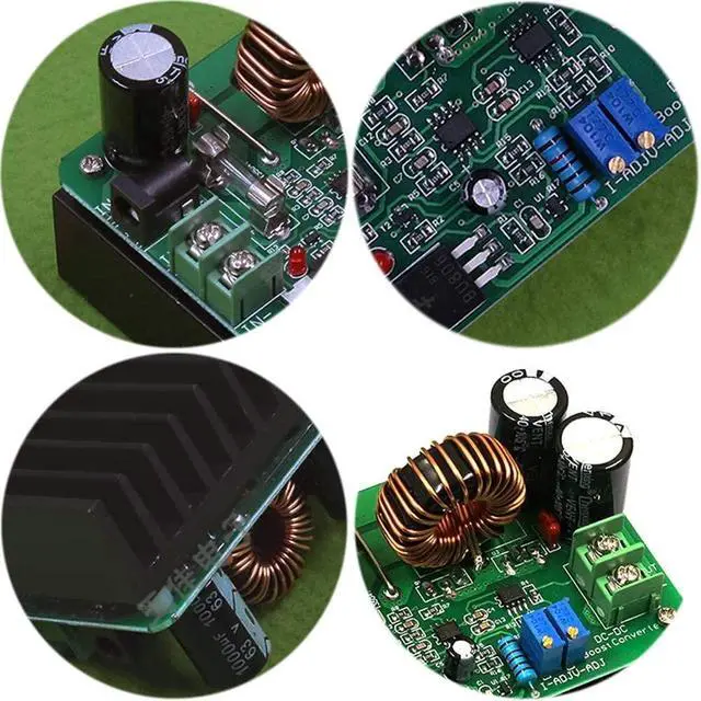 Alt view image 3 of 5 - 600W High Power DC Boost Converter - 12-60V to 12-80V Boost Module Board Step-up Transformer