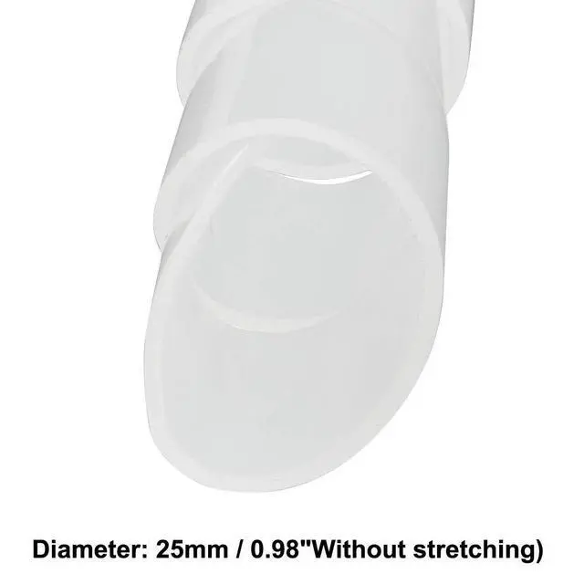 Alt view image 5 of 5 - Spiral Cable Wrap Wire Cord Wraps 1-inch x 6ft PE Polyethylene Flexible Tubing for Computer Wire