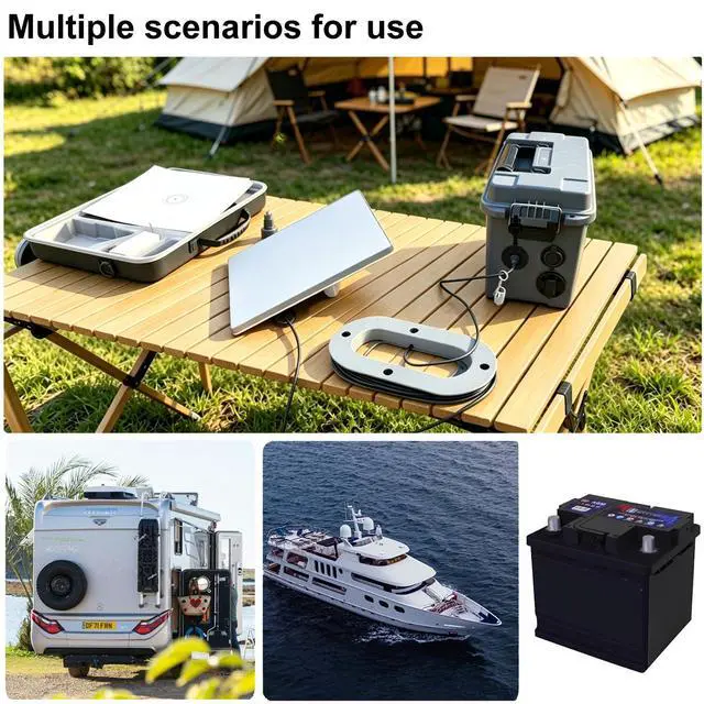 Alt view image 6 of 6 - 12V-48V to 30V 3.5A Waterproof Wall Pass Through Kit for Starlink Mini Power Supply Cable with Fuse Holder, DC Step Up Converter Power Adapter for RV Camping Battery Pack Boat(DC Female to Power Cord)