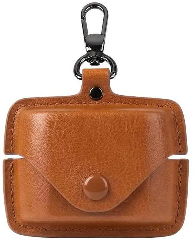 Main image of for Sony WF-1000XM6 Leather Case with Keychain Lock, Stylish Retro PU Leather Wireless Charging Earbuds Protective Cover for WF-1000XM6 (2026) for Women Men (Brown)
