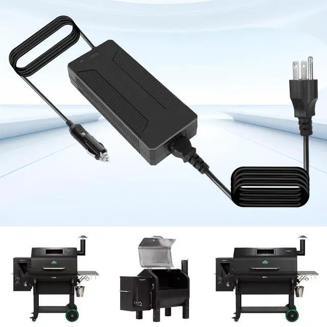 Alt view image 2 of 7 - 12V DC Power Supply Converter Adapter Plug Compatible with GMG Green Mountain Grills Davy Crockett Power Converter Adapter Style P-1001 GMG-ADP10A GMGADP10A