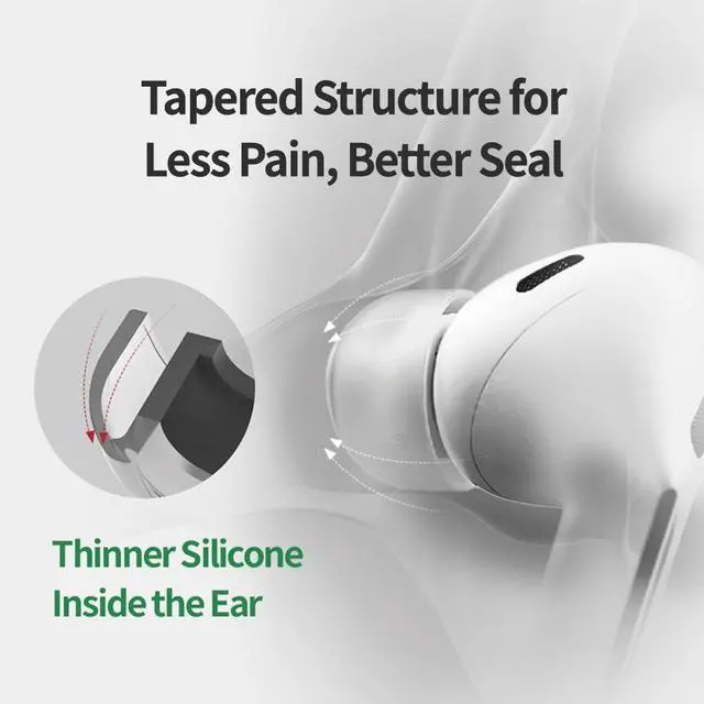 Alt view image 5 of 7 - MAX for Galaxy Buds 3 FE Medical Silicone Ear Tips | Samsung-Certified Eartips for Galaxy Buds 3 FE, Pressure-Relief Design & Material, Irritation-Free Medical Silicone