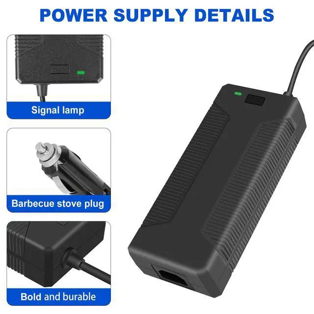Alt view image 7 of 7 - 12V DC Power Supply Converter Adapter Plug Compatible with GMG Green Mountain Grills Davy Crockett Power Converter Adapter Style P-1001 GMG-ADP10A GMGADP10A