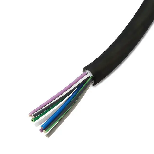 Alt view image 5 of 6 - 20 Feet 9 Conductor Speaker Wire/Cable - 18 AWG 100% Pure OFC, Ultra-Flex and Easy Peel Jacket, Bare Copper with Color Coded Conductors