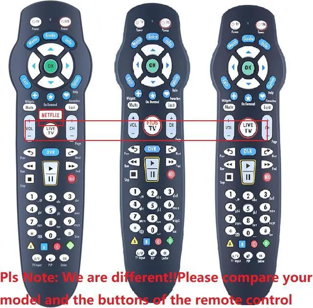 Alt view image 7 of 7 - New Replacement Remote Control fit for Verizon Fios VZ P265v5 RC TV STB