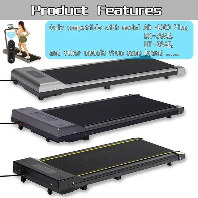 Alt view image 2 of 7 - Treadmill Remote Replacement Compatible with Model AD-4000 Plus, DK-38AB-2, UT-38AB IY, Walking Pad Remote Replacement (Confirm Old Matches Image)