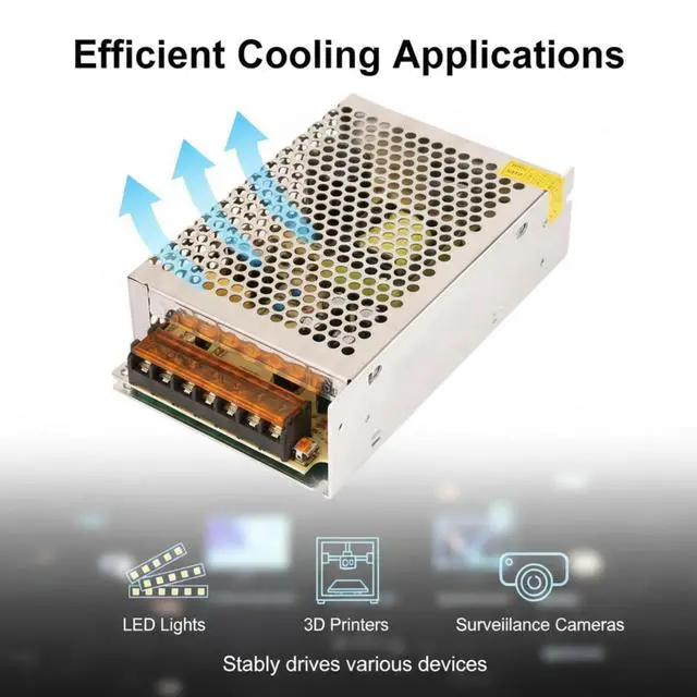 Alt view image 7 of 7 - Power Supply Board DC Industrial LED Switch Power Supply Driver Switching Power Converter Transformer Module(12V 10A)