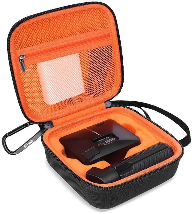 Main image of Carrying Case for Garmin Approach R10 Golf Launch Monitor, Custom-Insert Storage Holder with Mesh Pocket for USB Cable, Charging Adapter (Black)