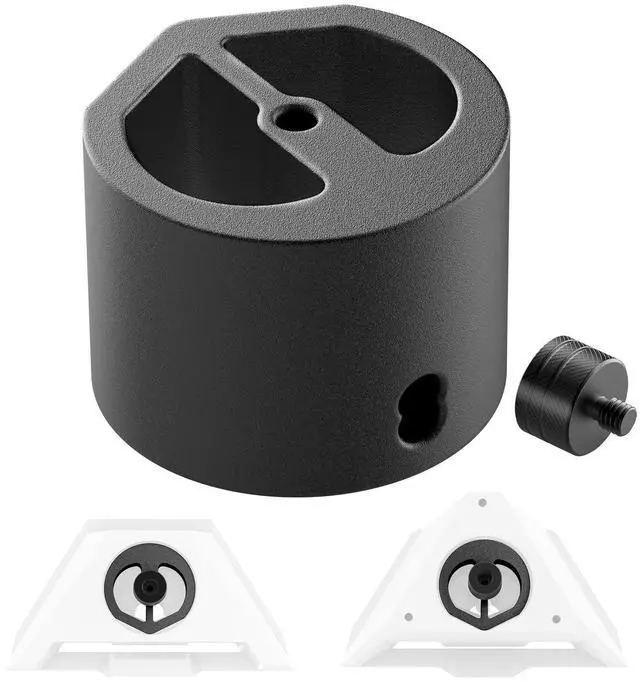 Main image of Starlink Mini Tripod Adapter Fits 2026-2024 Mini Pipe Mount, CNC Aluminum | 1/4''-20 & 3/8"-16 Thread, Starlink Mini Accessories for Quick Release Plates, Tripods, Clamps, Ram and Ball Mounts