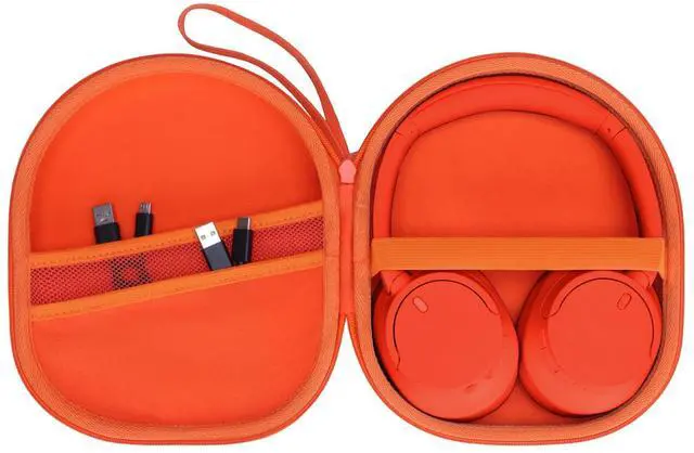 Main image of Case for Sony WH-CH720N WH-CH520 Wireless Headphones | Hard EVA Shell, Water-Resistant, Shock Protection, Scratch-Resistant Interior, Portable Travel Storage Case Only