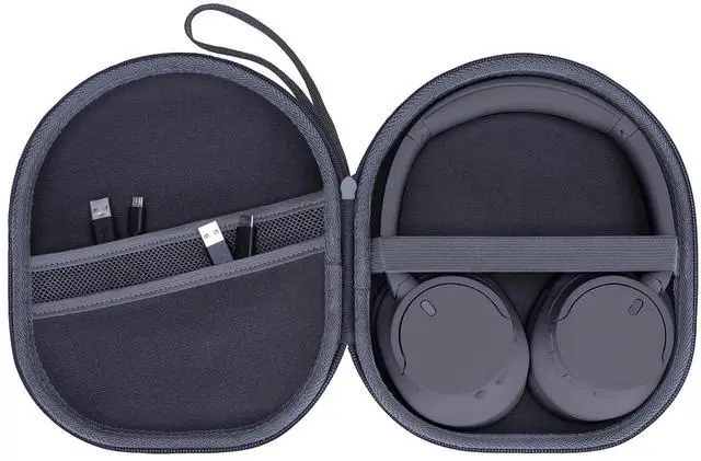Main image of Case for Sony WH-CH720N WH-CH520 Wireless Headphones | Hard EVA Shell, Water-Resistant, Shock Protection, Scratch-Resistant Interior, Portable Travel Storage Case Only